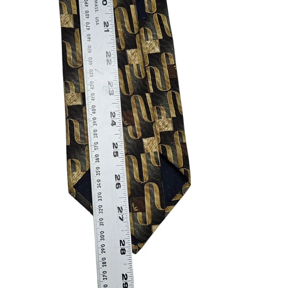Altea Necktie Silk Geometric Patterned Dress Tie Made in‎ Italy